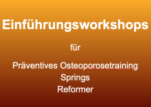 Einführungsworkshops
